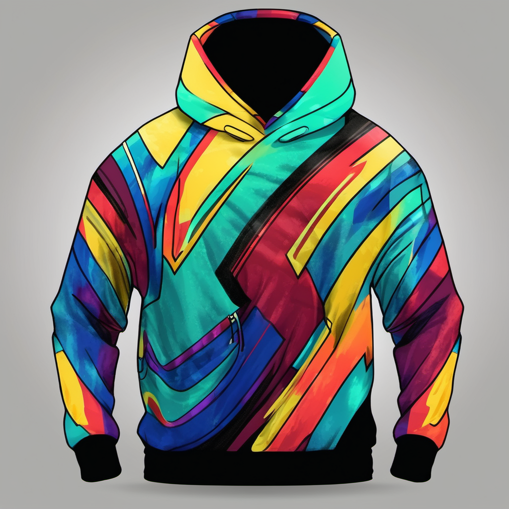Design me a hoodie with multiple color schemes