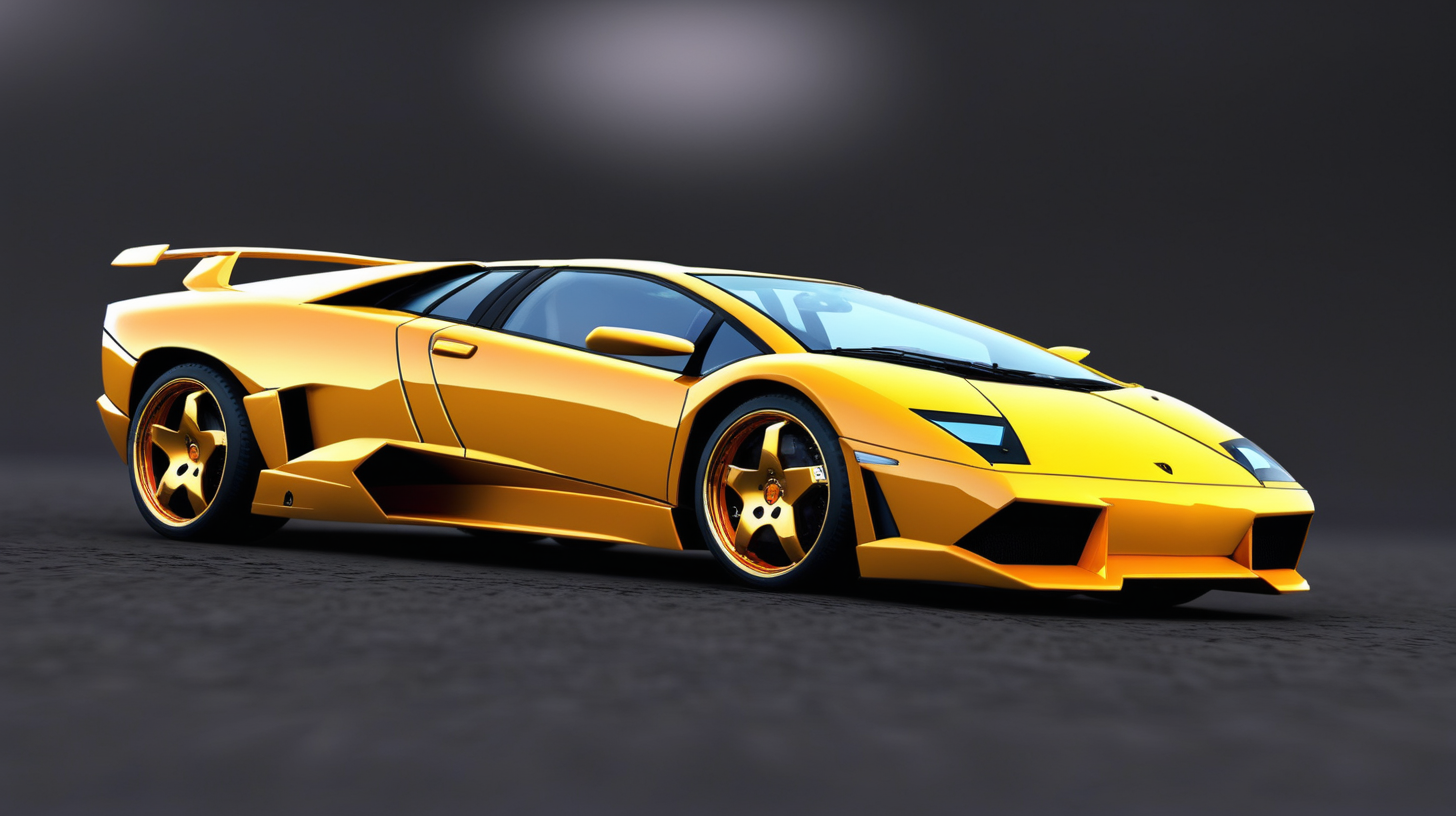 blend a lamborghini diablo with a lamborghini aventador