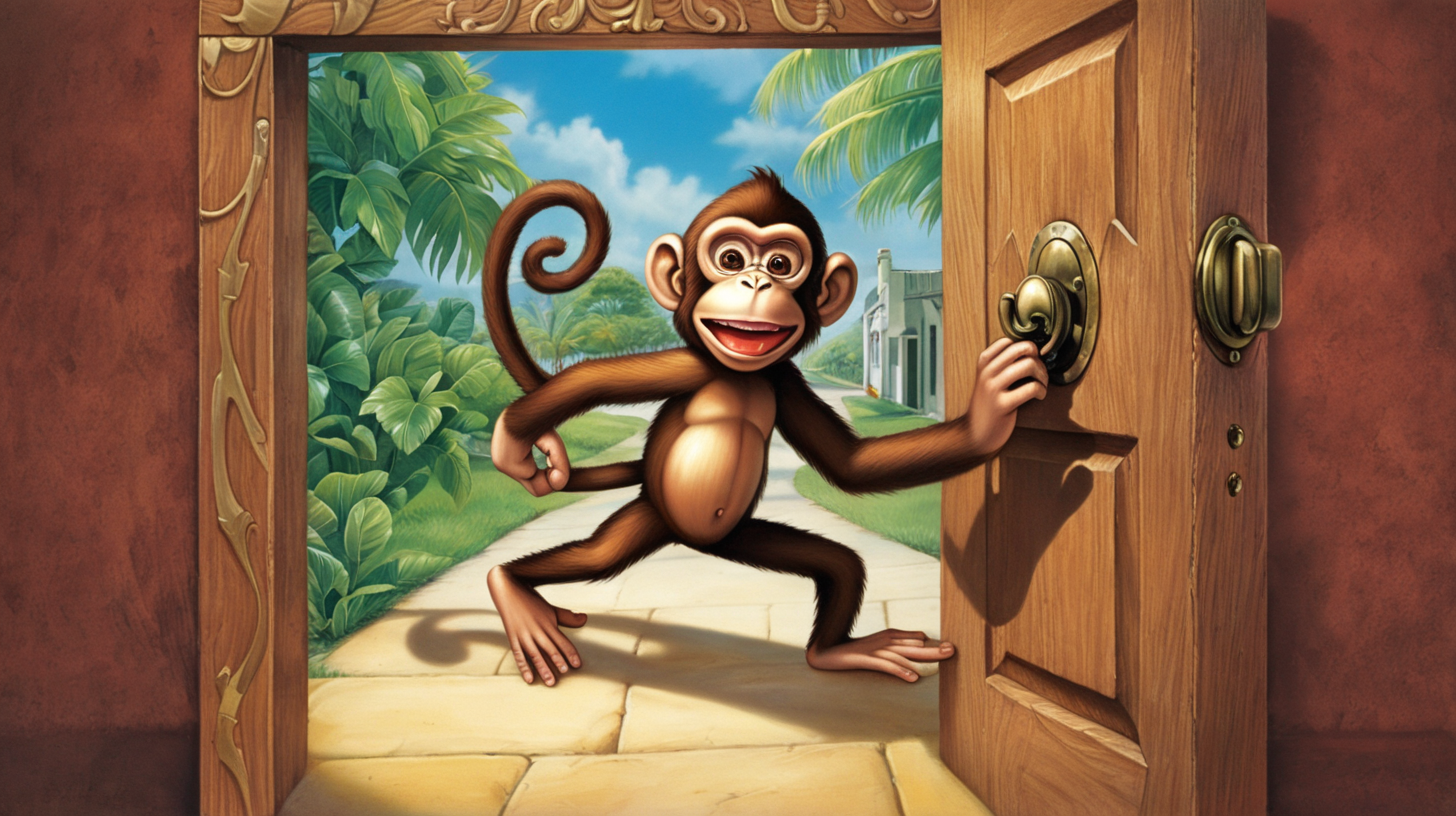 knock on the monkeys door