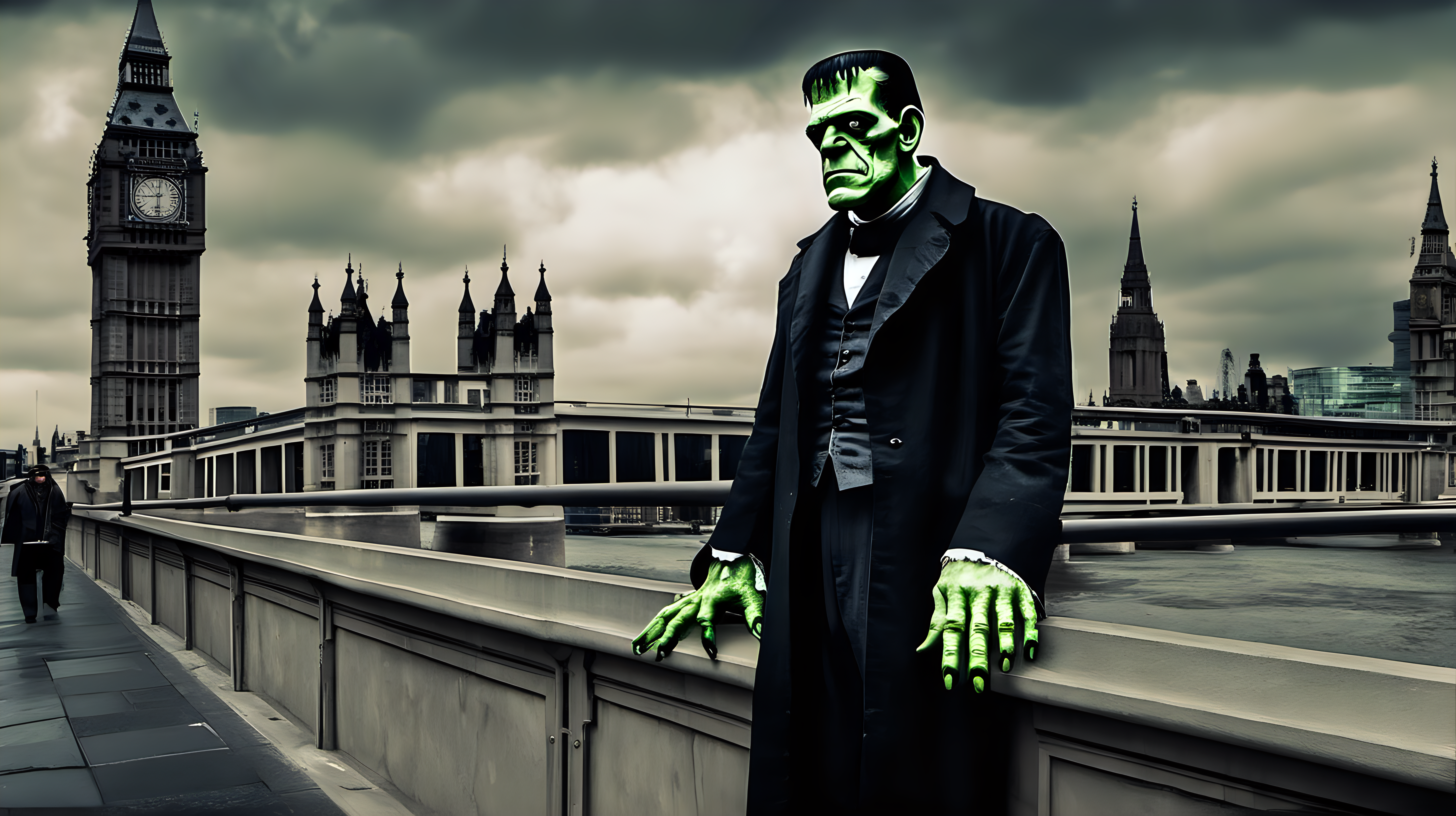 Frankenstein on London Bridge