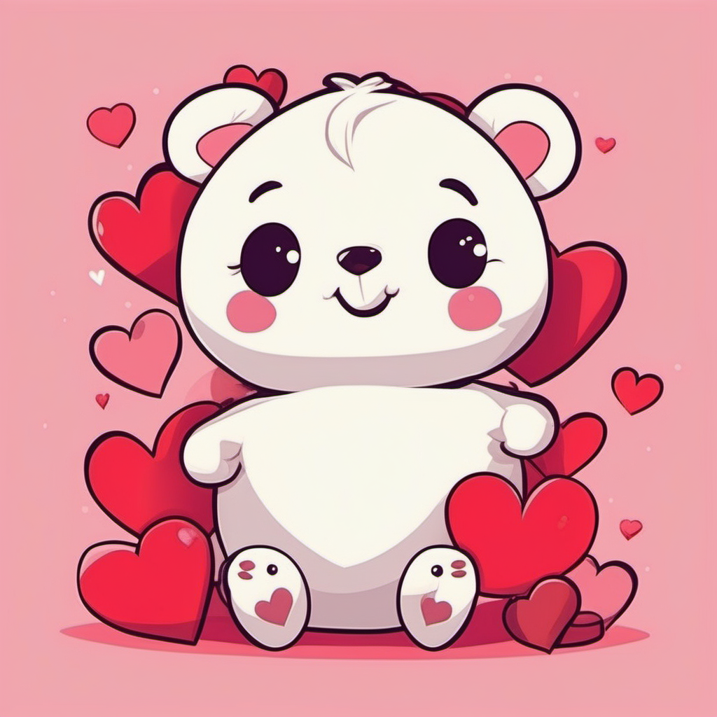Valentine's cartoon  cute 