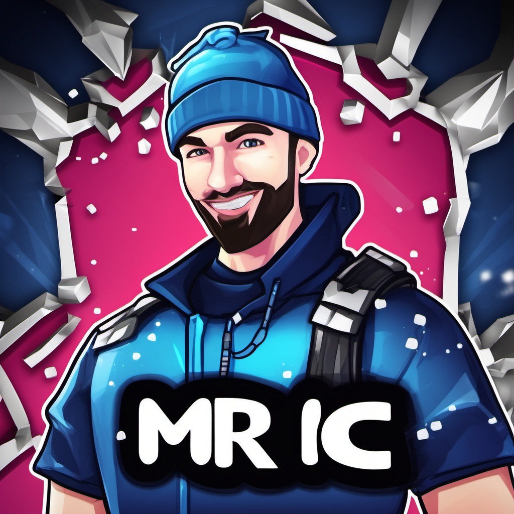 Logo for yourtube channel called mrice 2 which