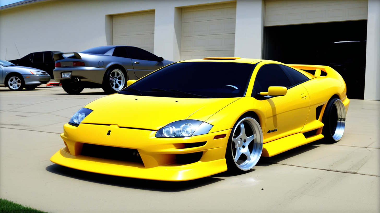 blend a 2006 mitsubishi eclipse with a lamborghini diablo