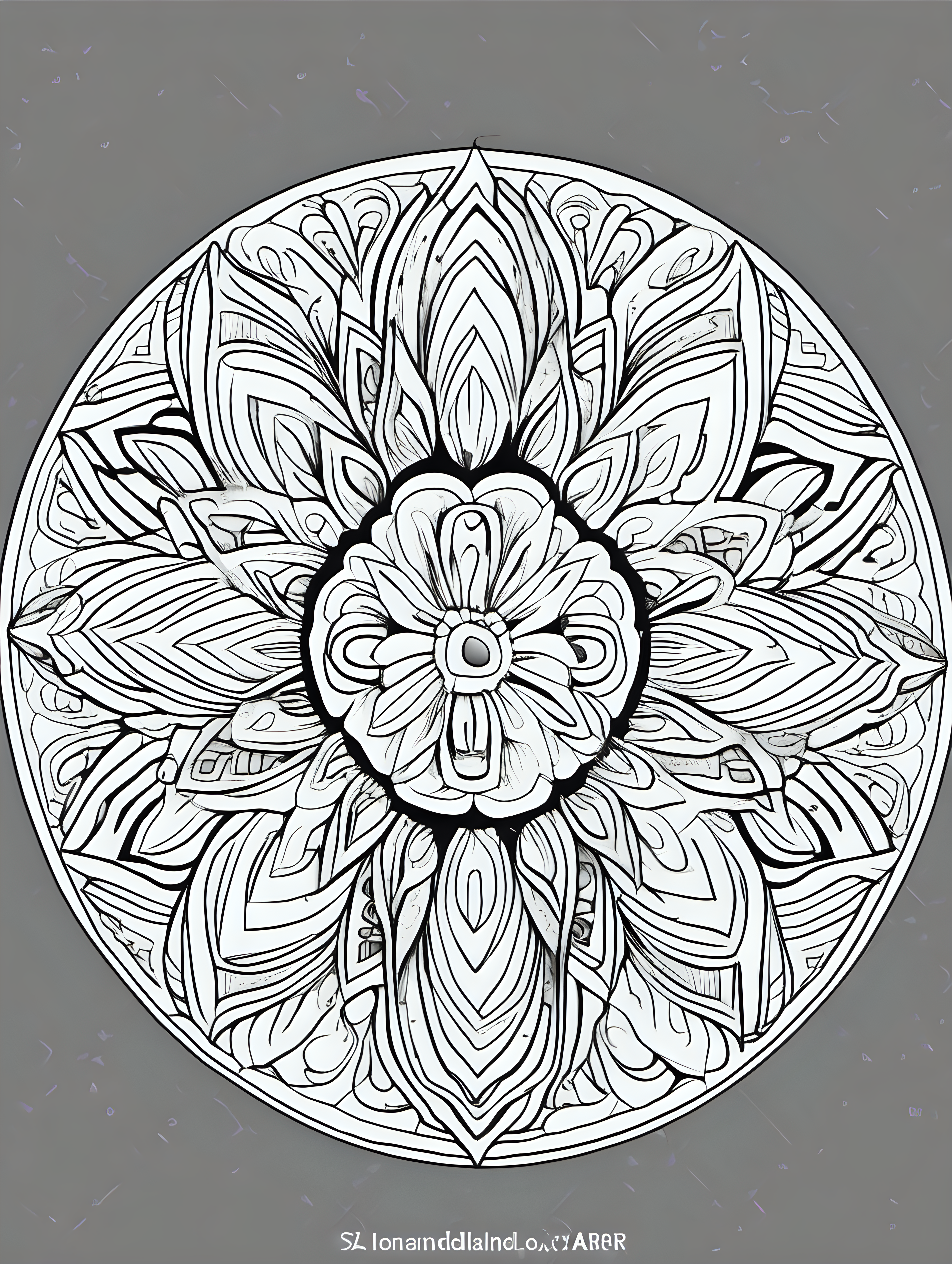 coloring page for adults mandala for adults unique