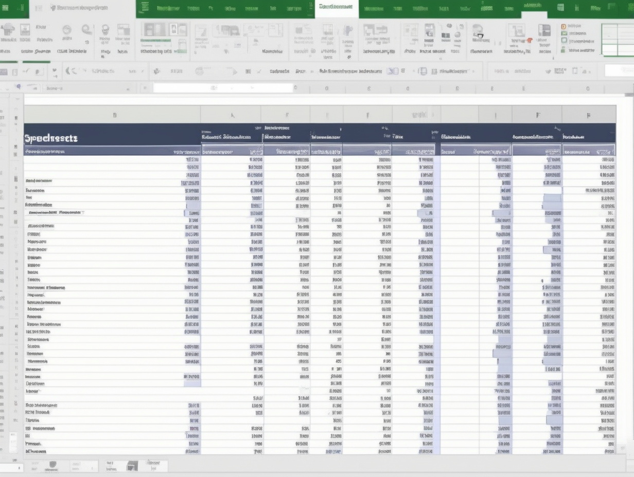 Business spreadsheets