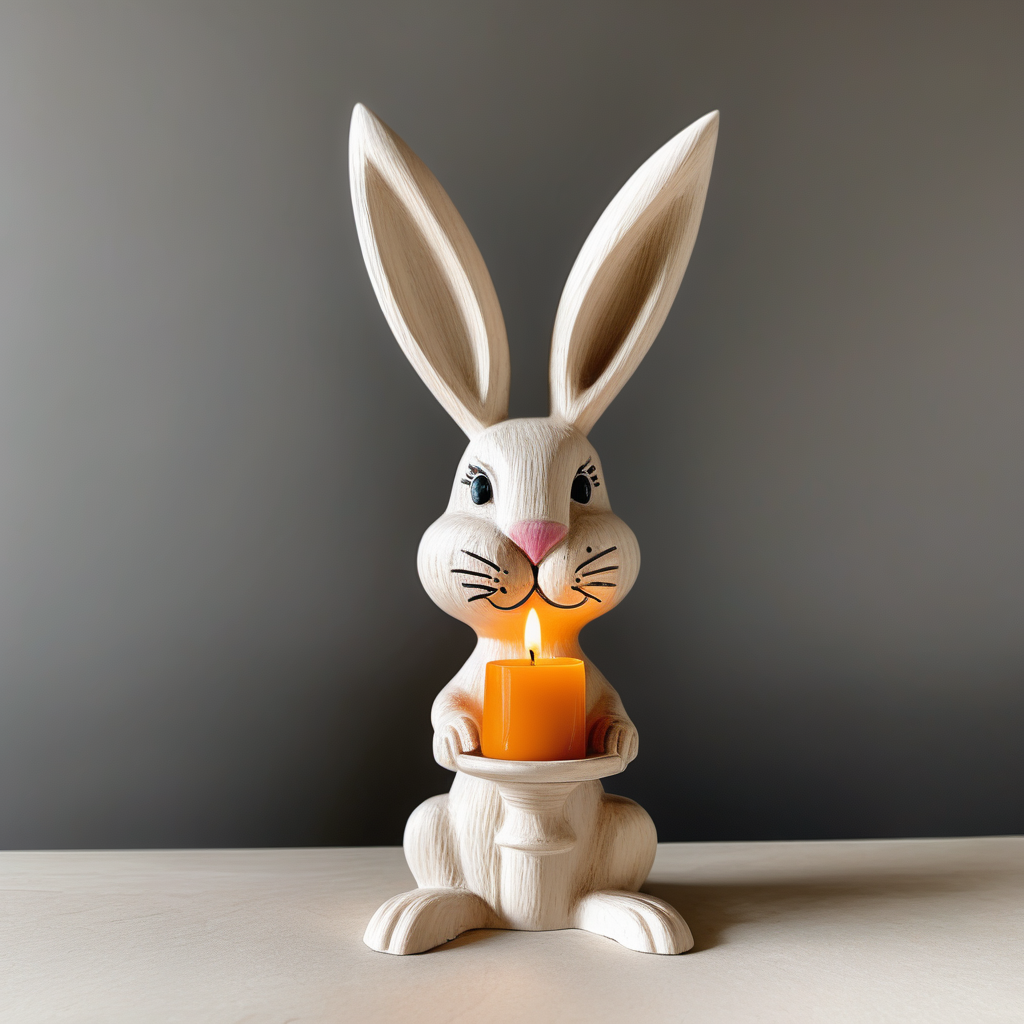 Easter Bunny Candlestick