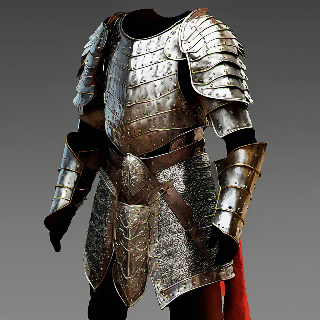 Armor once worn by a Warrior Chief in the world of DnD.