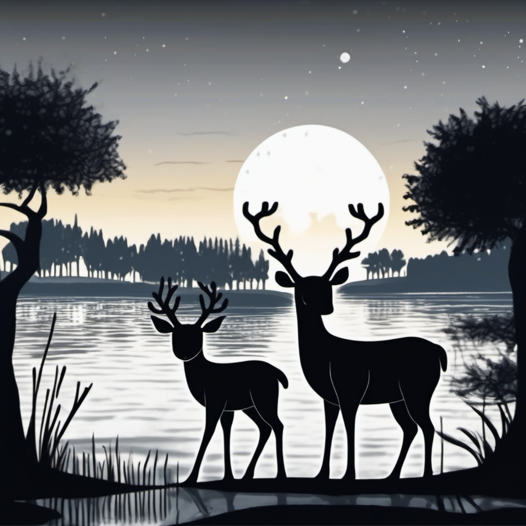 Picture for a childrens bookRome the deer by
