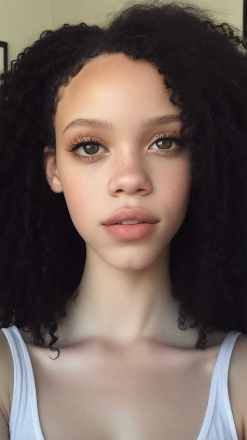 gorgeous Pale skinned biracial women | MUSE AI