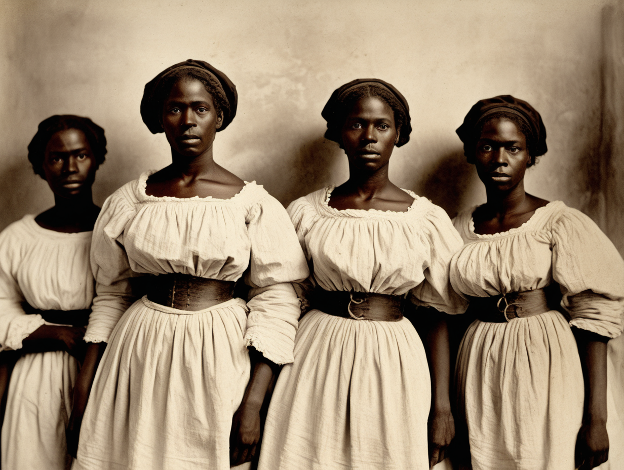 1800s black women slaves