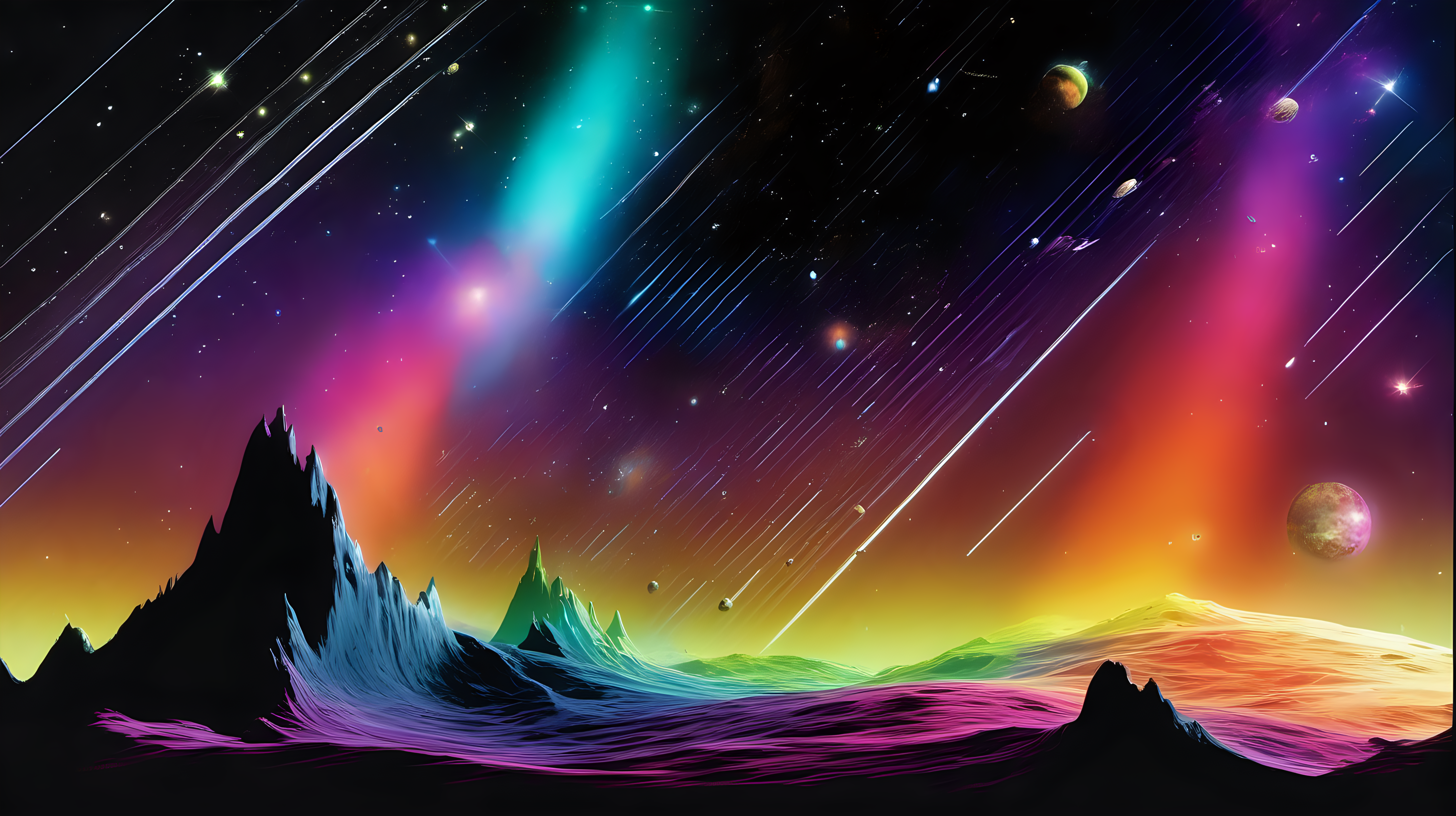 spectrum in space