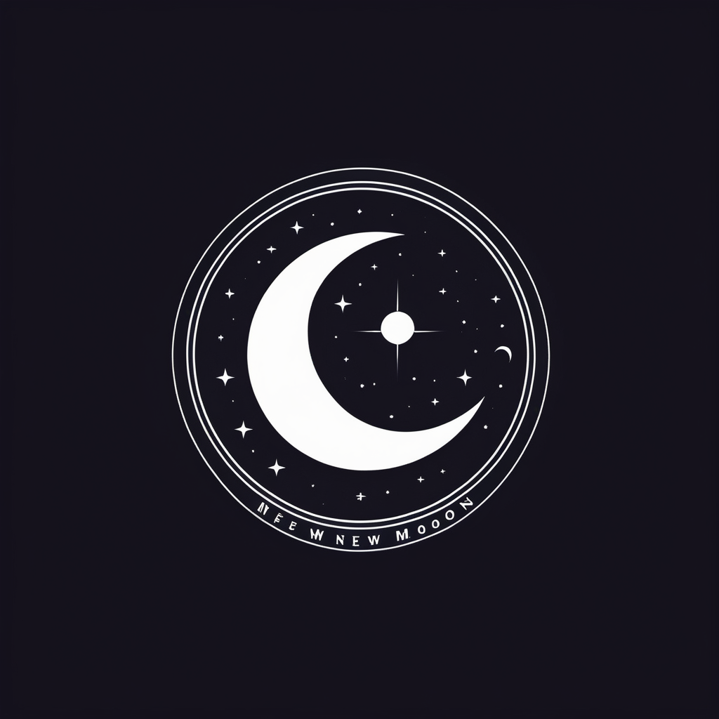 a logo for New Moon international company