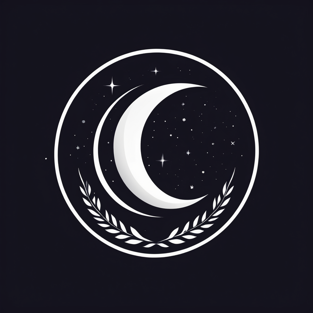 a logo for "New Moon" international company