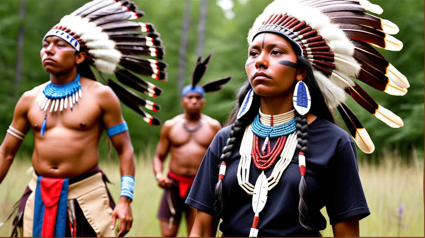 Black native Indians reclaiming they land in the USA