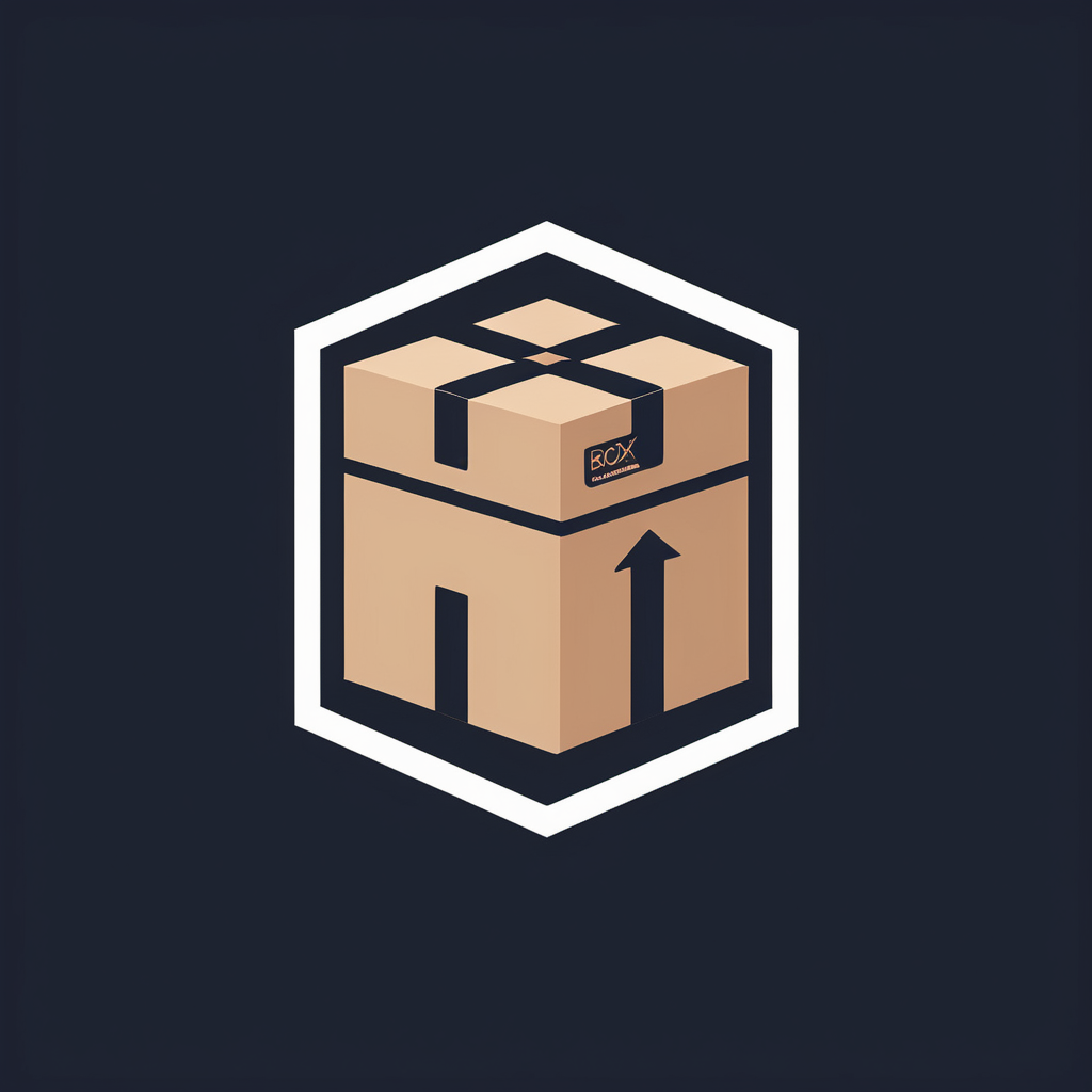 box buddy minimal logo courier