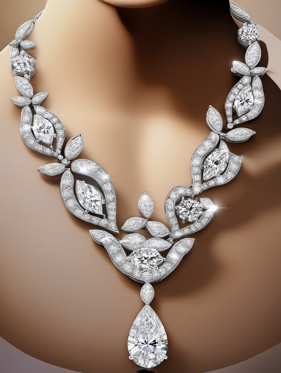 DIAMOND JEWELLERY NECKLACES WITH FANCY SHAPE DIAMONDS 
PEAR SHAPE
MARQUISE SHAPE