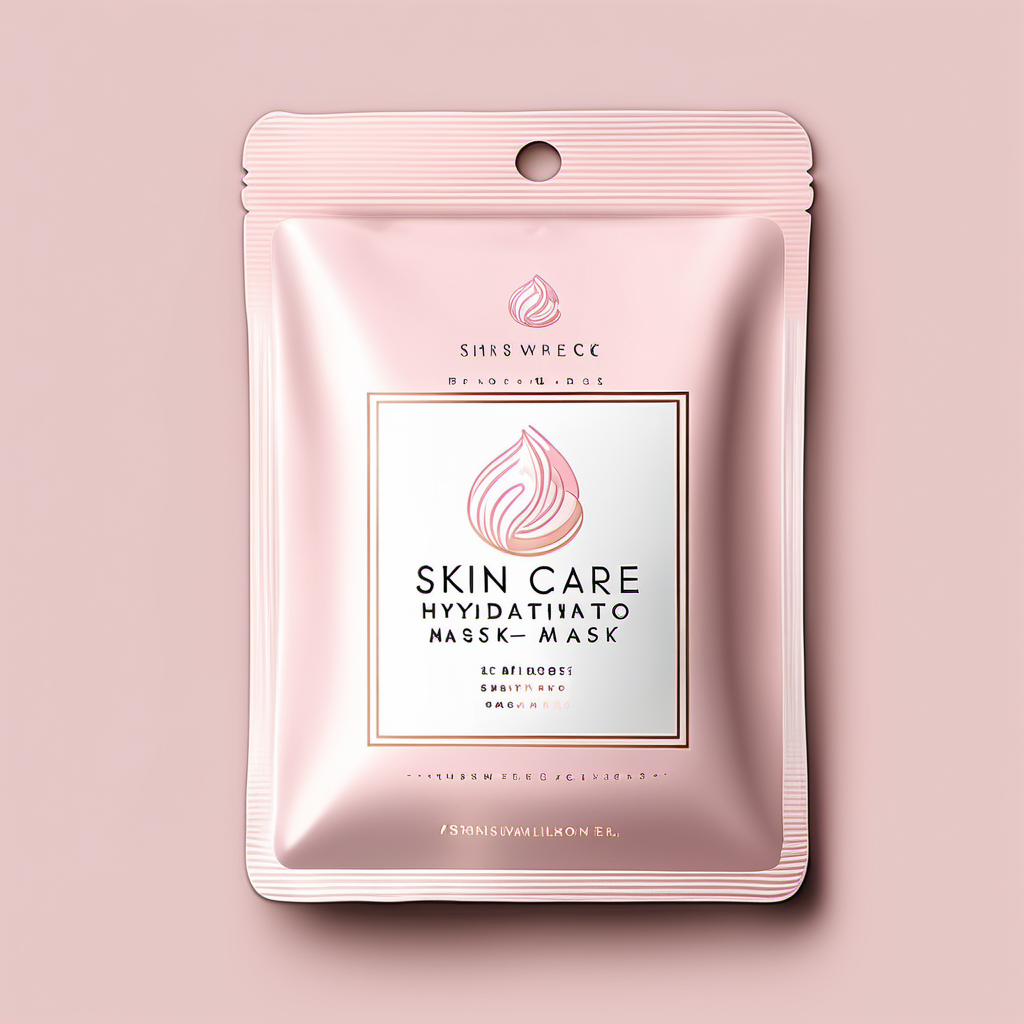 The logo design for skin care - hydrating paper sheet mask with the brand "marshmallow", pink and rose gold which shows a professional and elegant style with a dewy pink tone