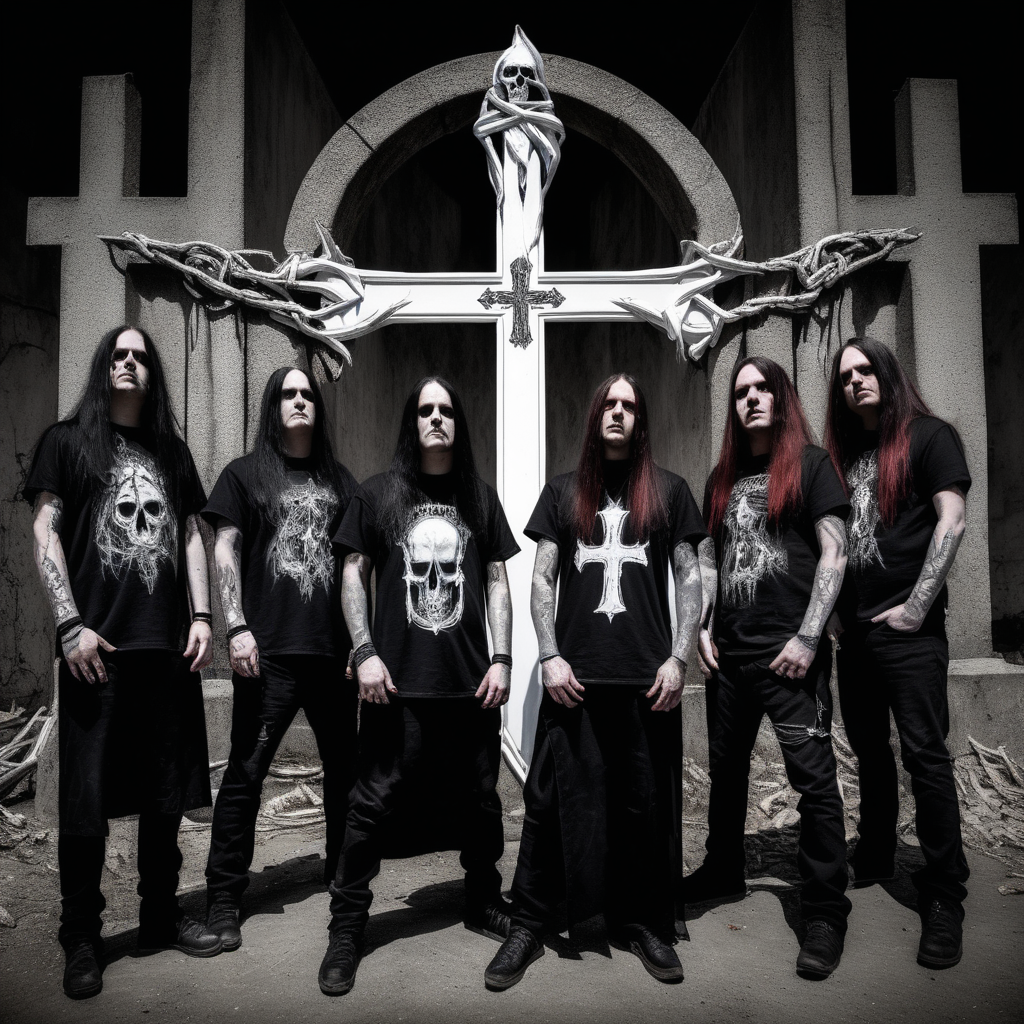 Death metal band CruenTum and the White Cross