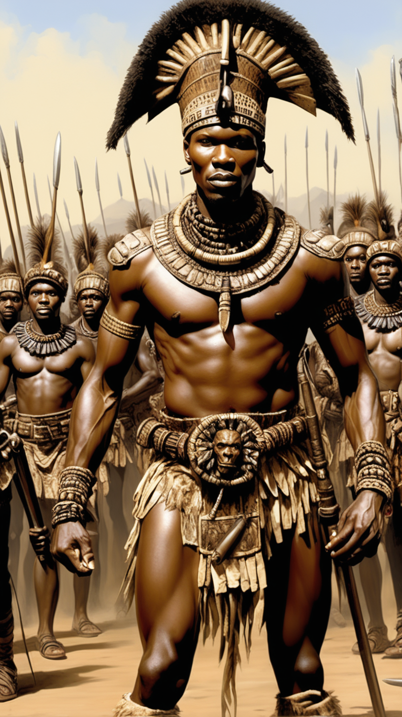 Shaka Zulu Thousands army