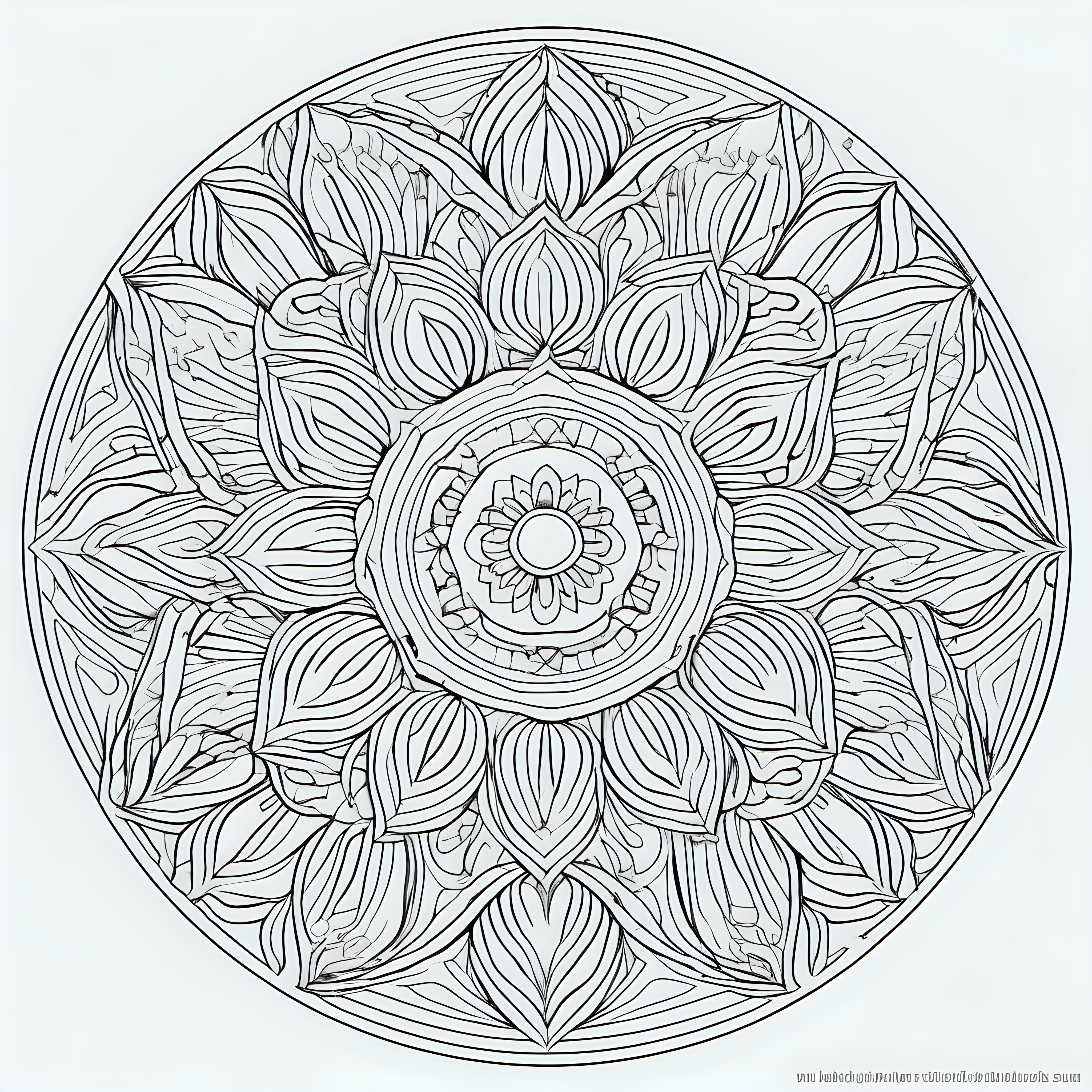 coloring page for adults mandala for adults floral
