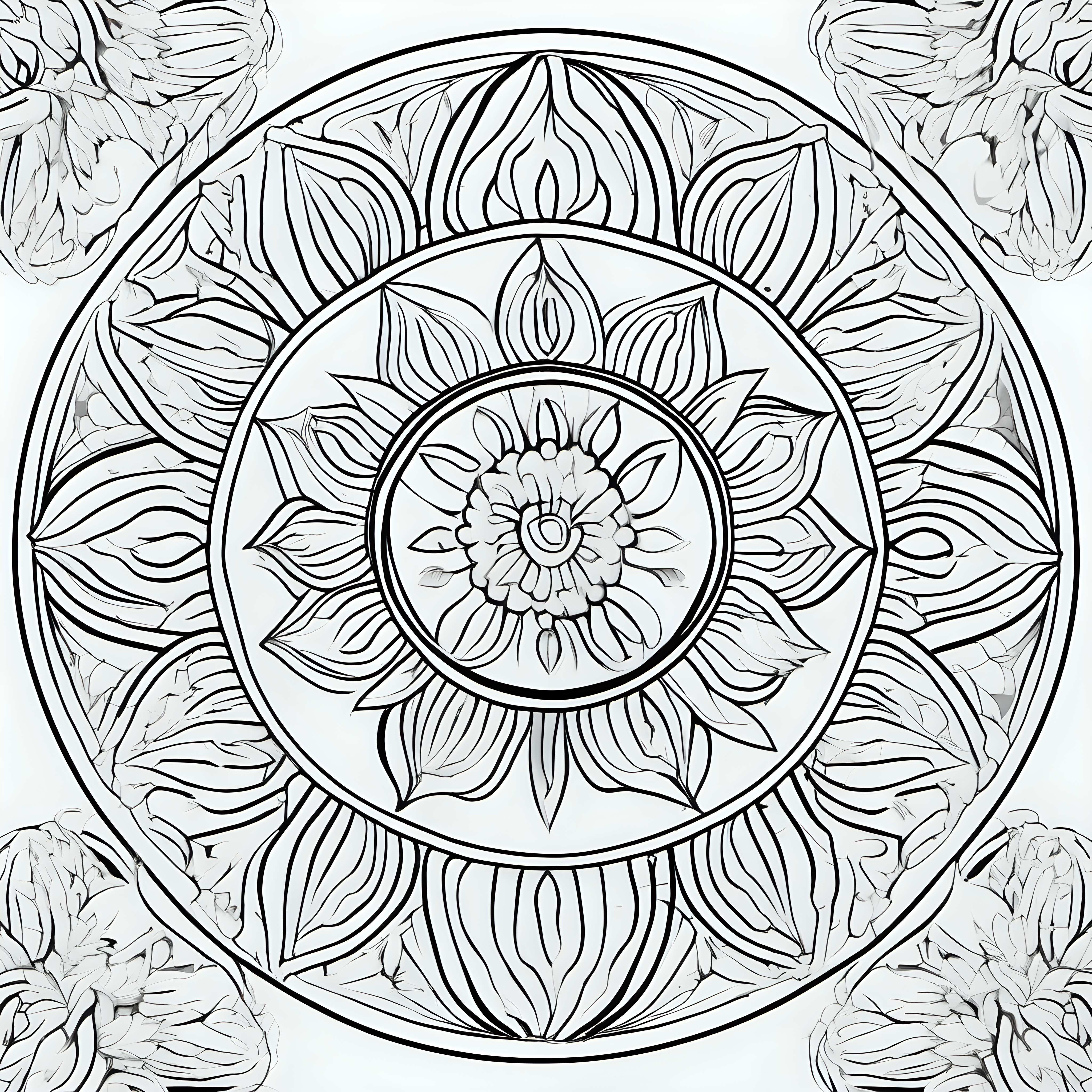 coloring page for adults mandala for adults unique