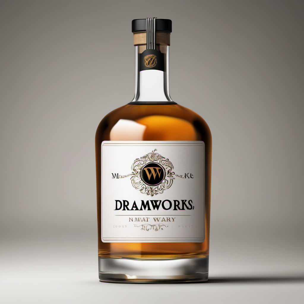 create a brand for a whisky company called "Dramworks" that looks fancy and very modern 
 