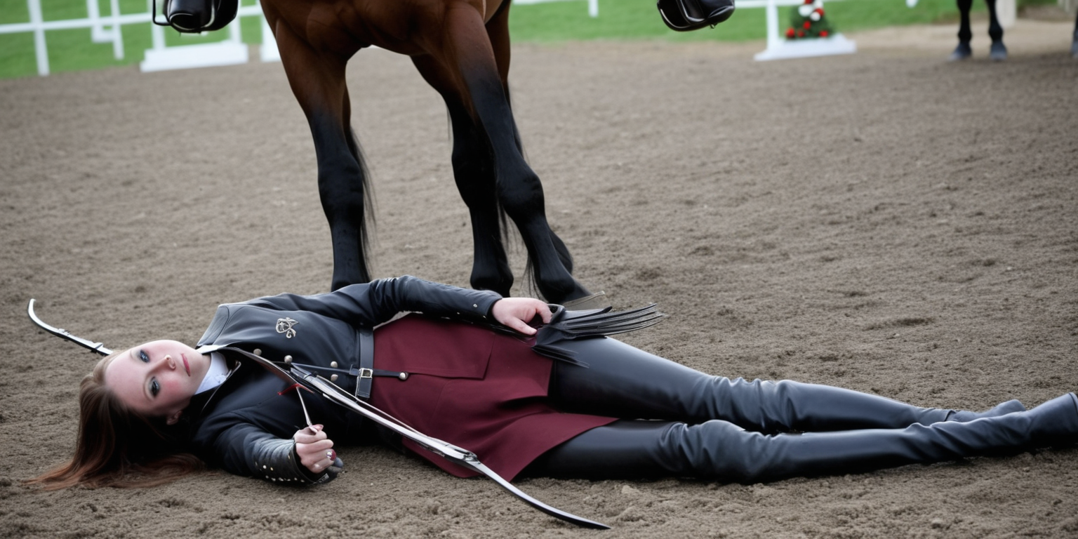 equestrian woman dead killed murdered victim corpse stabbed