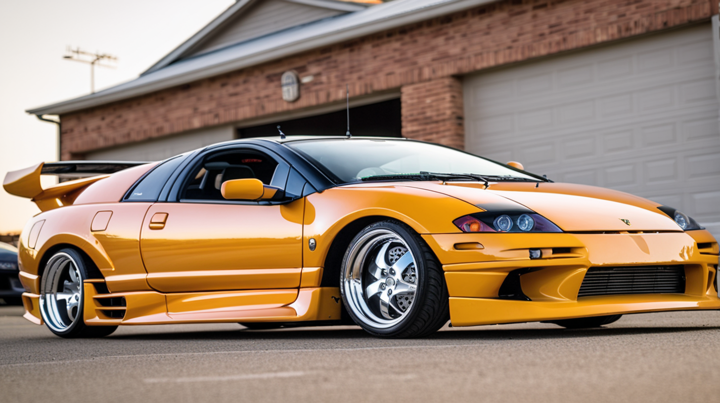 blend a 2006 mitsubishi eclipse with a lamborghini diablo