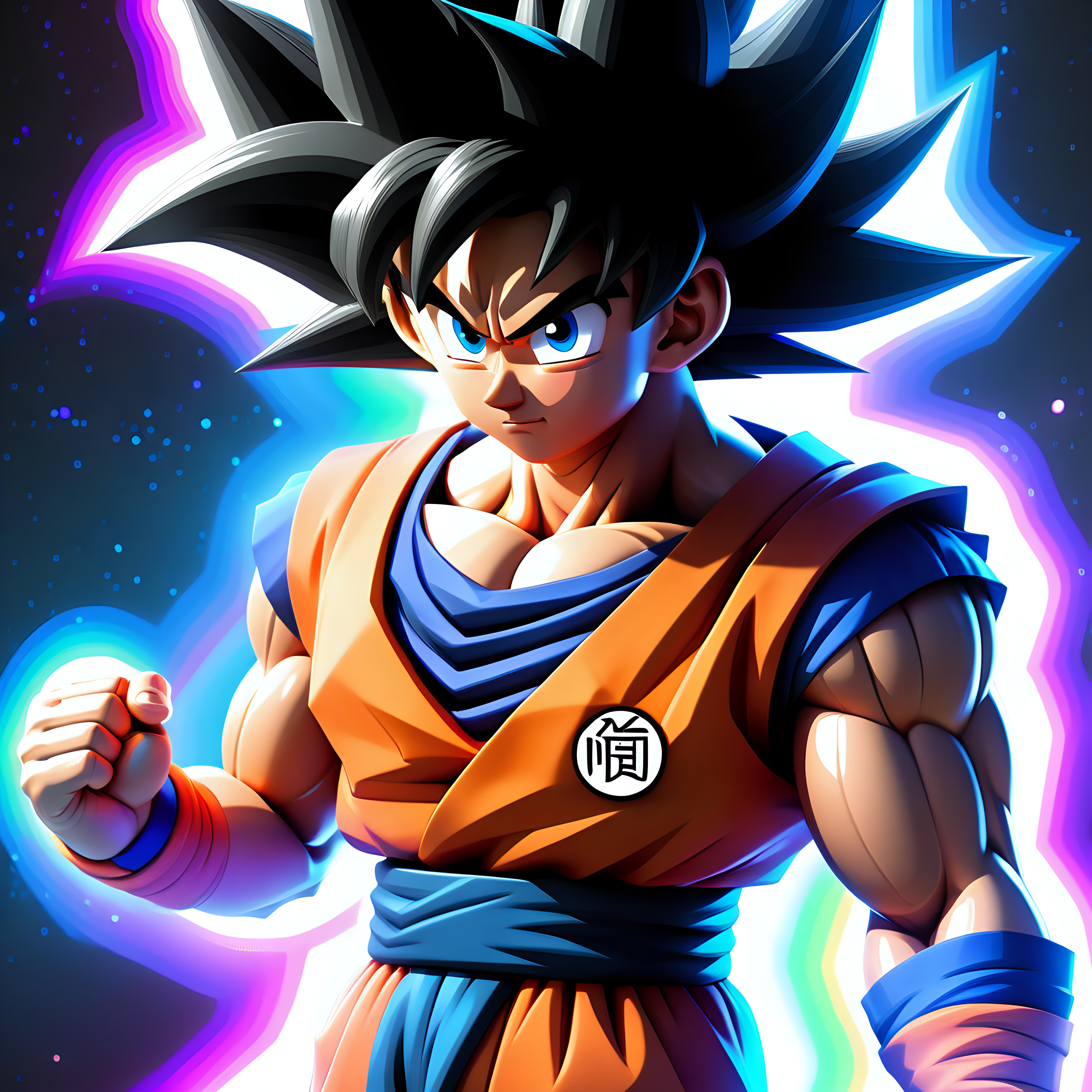 Goku in prism and spectrum