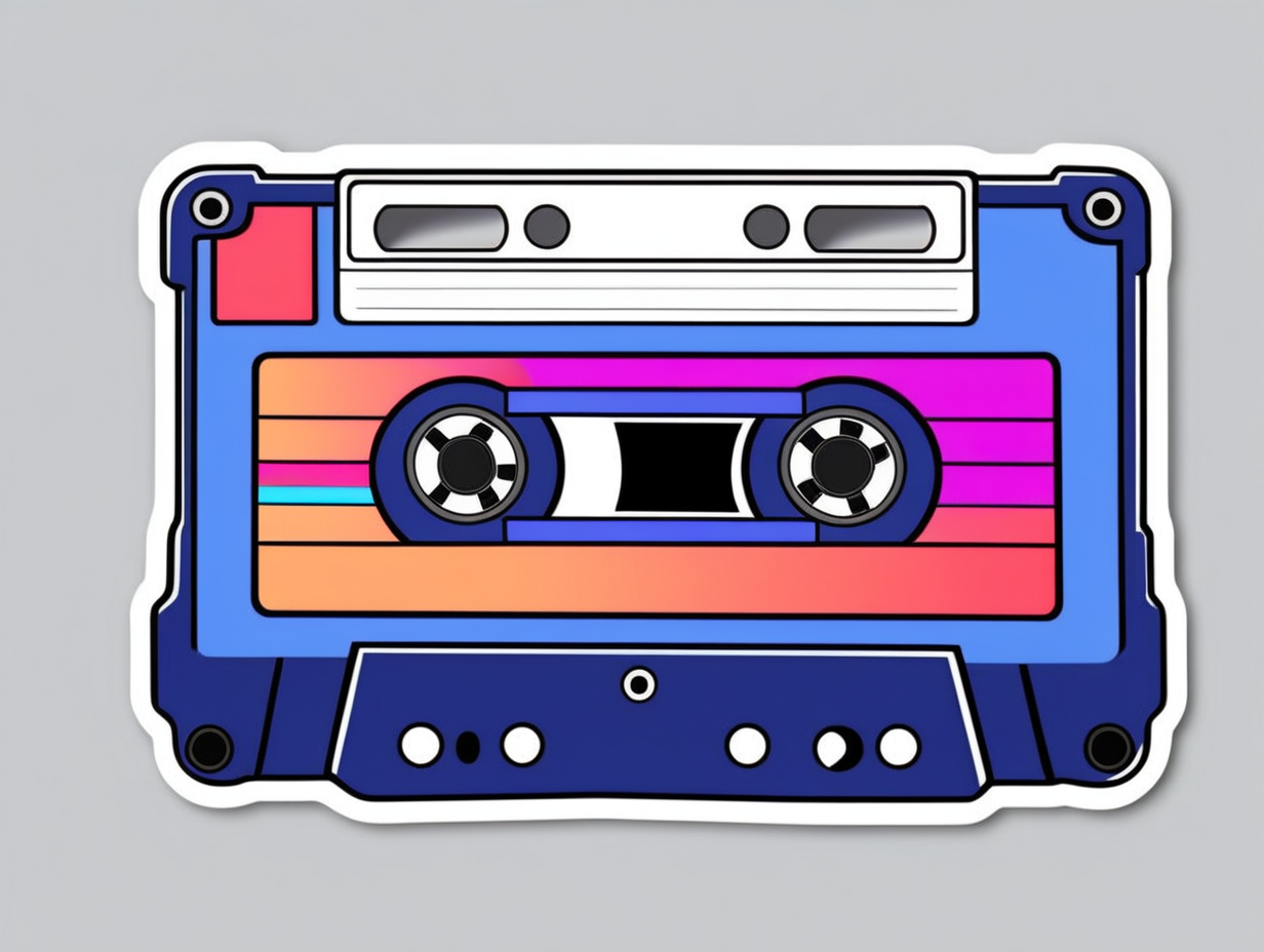Cassette Tape sticker