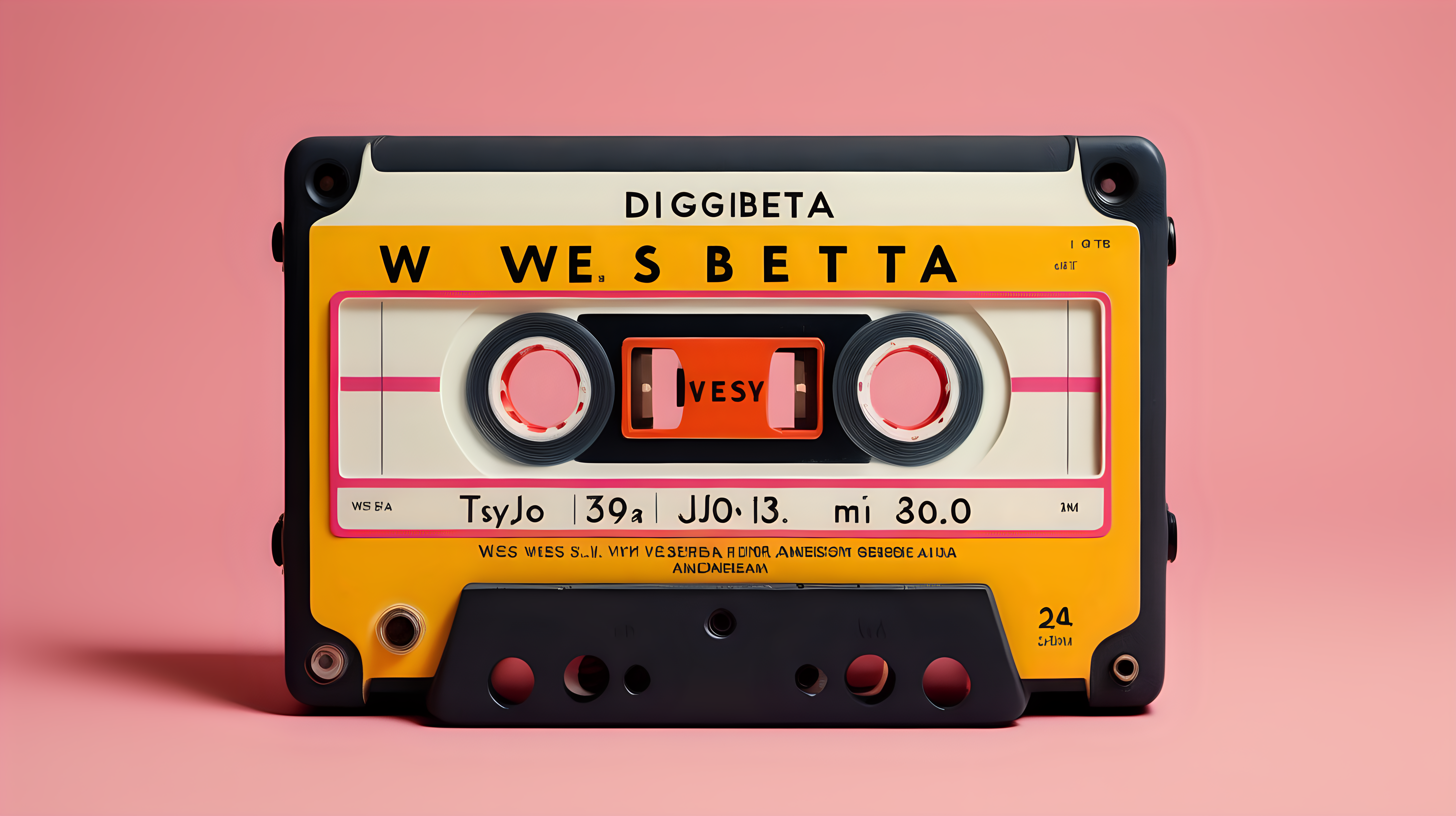 a high quality photograph of a digibeta tape