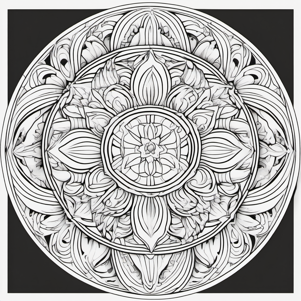coloring page for adults mandala for adults unique
