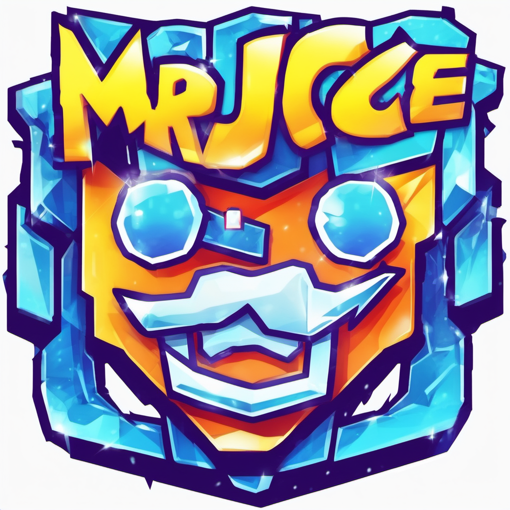 Logo for yourtube channel called mr_ice 2, which is about gaming and fun