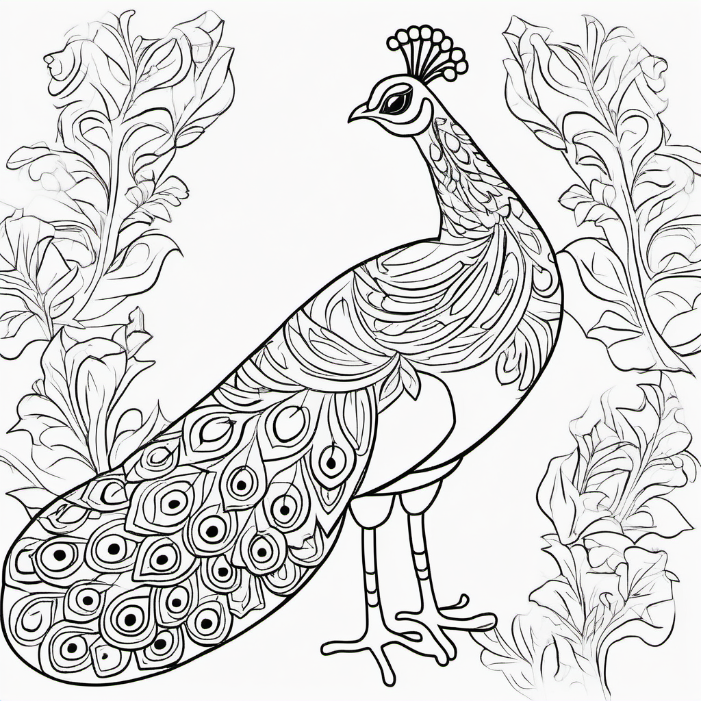 G GSS Designs Gss Designs Peacock Stencil - Reusable Stencils For Painting  On Wood Paper Scrapbook Album Fabric Wall 8.3