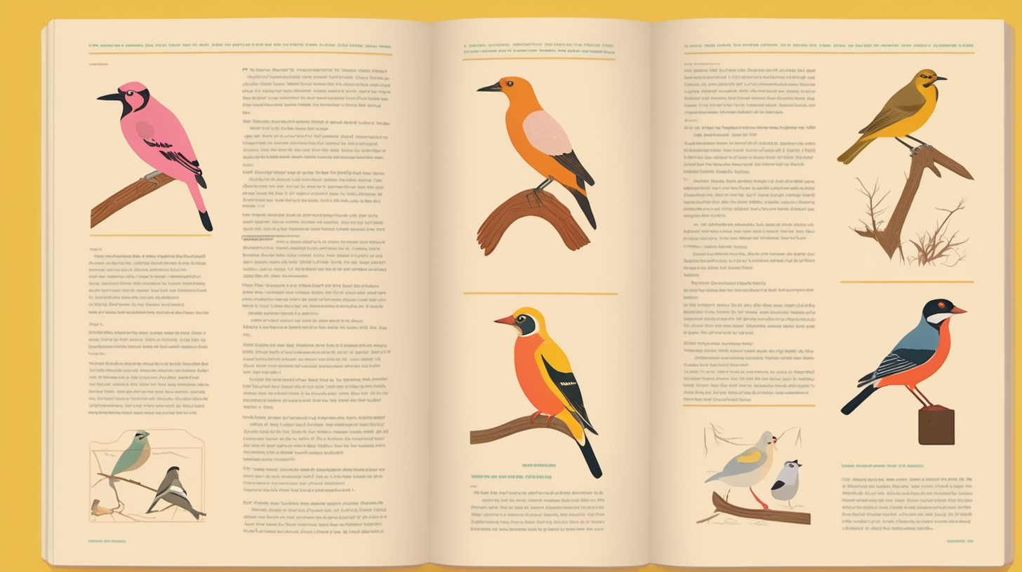 birdwatching manual in the style of Wes Anderson