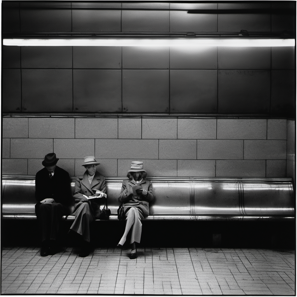 A secret meeting spot inside the subway station