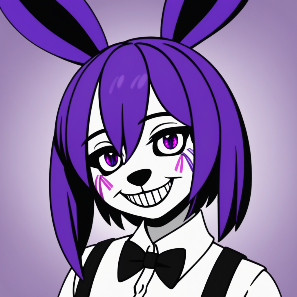 Bonnie the bunny from five nights at freddy's 1 as a human