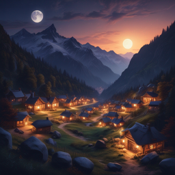 Деревня в горах