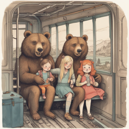Медведка в вагоне