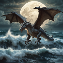 dragon over the sea