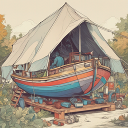 Песня про ремонт лодки