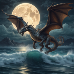 dragon over the sea