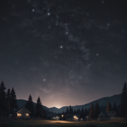 Звезды В Ночном Небе
